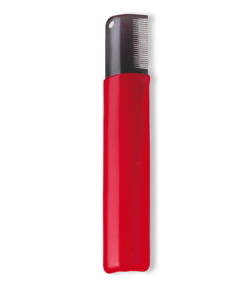 Artero stripping knife, нож для тримминга красный, 18 зубцов.
